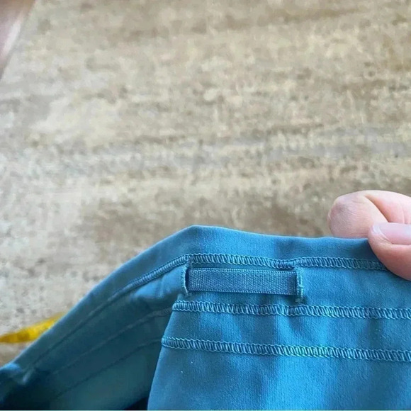 Lululemon Train Times 7/8 Blue Charcoal Leggings Mesh Calf Panels Yoga Pants: 8 - Picture 13 of 13